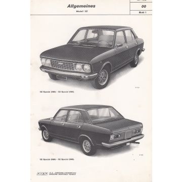 Fiat 132 (1973)  - Werkstatthandbuch