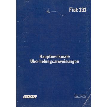 Fiat 131 (1978) - Hauptmerkmale und Daten