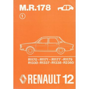 Renault 12 / R12 (1976) Karosserie - Werkstatthandbuch