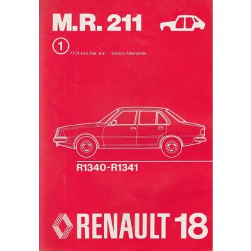 Renault 18 / R18 (1978) Karosserie - Werkstatthandbuch