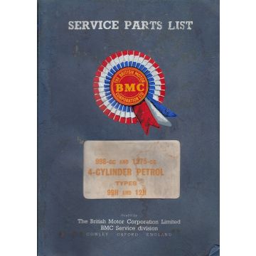 Austin and Morris Type 99H and 12H (67) - Ersatzteilkatalog Parts Catalogue