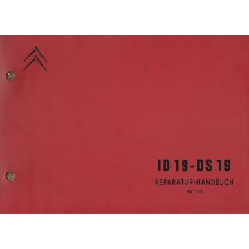 Citroen ID 19 / DS 19 (ab 9.1962) - Werkstatthandbuch NR 498