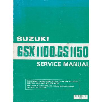 Suzuki GSX 1100 / GS 1150 (1984-1986) Service Manual