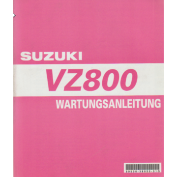 Suzuki VZ 800 (2004-2005) Wartungsanleitung / Werkstatthandbuch