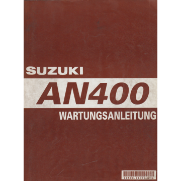 Suzuki AN 400 (1988-2000) Wartungsanleitung