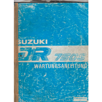 Suzuki DR 750 (1988-1990) Wartungsanleitung