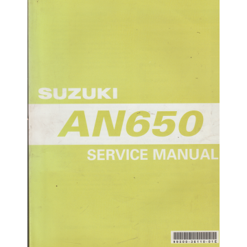 Suzuki AN 650 (2003) Service Manual