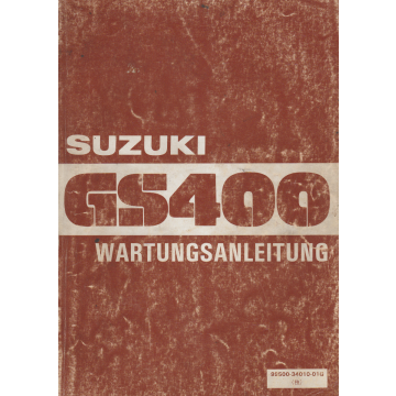 Suzuki GS 400 (1976-1981) Wartungsanleitung