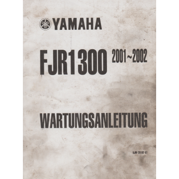 Yamaha FJR 1300 (2001-2002) Wartungsanleitung