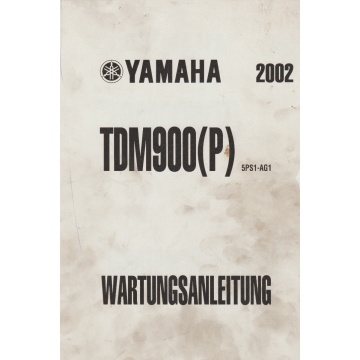 Yamaha TDM 900 (2002) Wartungsanleitung