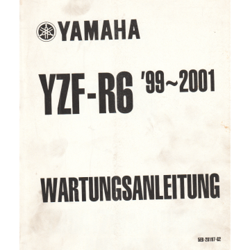 Yamaha YZF-R6 (1999-2001) Wartungsanleitung