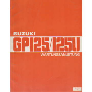 Suzuki GP 125 / 125 U (1997-1999) Wartungsanleitung