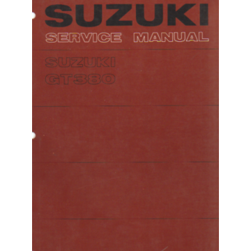 Suzuki GT 380 (1972-1973) Service Manual