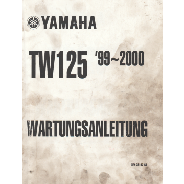 Yamaha TW 125 (1999-2000) Wartungsanleitung