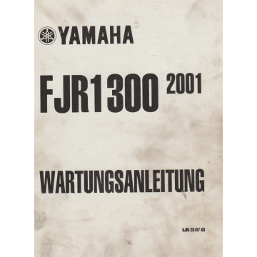 Yamaha FJR 1300 (2001-2002) Wartungsanleitung