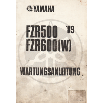 Yamaha FZR 500 / FZR 600 (1989-1993) Wartungsanleitung