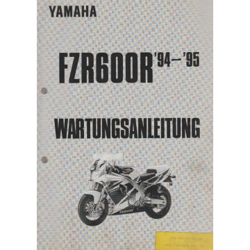 Yamaha YZR 600 (1994-1995) Wartungsanleitung