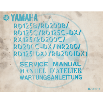 Yamaha RD 125 / RD 200 (1973-1984) Wartungsanleitung