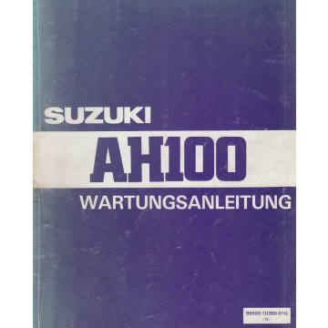 Suzuki AH 100 (1994-1995) Wartungsanleitung