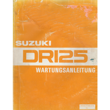 Suzuki DR 125 (1982-1983)  Wartungsanleitung