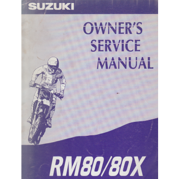 Suzuki RM80 / 80 X (1994-1995) Owners´s Service Manual