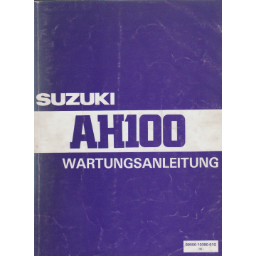 Suzuki AH 100 (1994- 1995) Wartungsanleitung