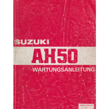 Suzuki AH 50 (1992 -1995) Wartungsanleitung
