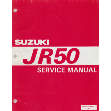 Suzuki JR 50 (1996-1997) Service Manual