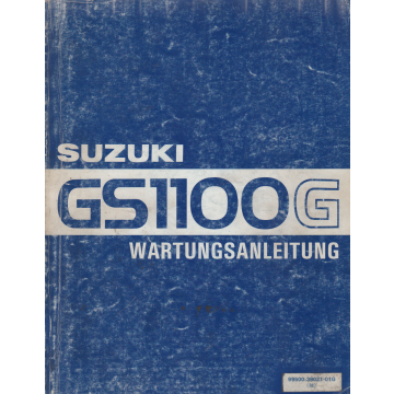 GS 1100 G (1982-1986) Wartungsanleitung