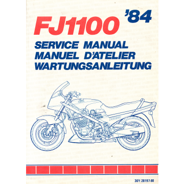 Yamaha FJ 1100 (1984-1985) Werkstatthandbuch