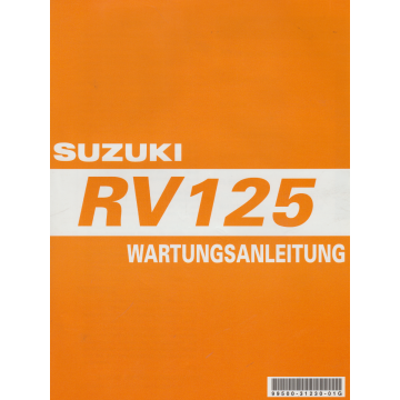 Suzuki RV 125 (2003-2005) Wartungsanleitung