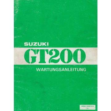 Suzuki GT 200 (1979-1981)   Wartungsanleitung