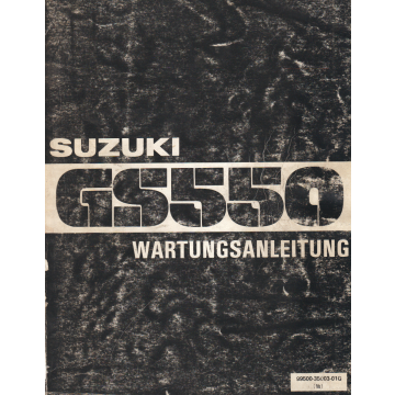 Suzuki DR 600 (1985-1987) Wartungsanleitung