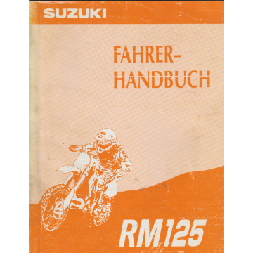 Suzuki RM 125 (1985-1987) Fahrer Handbuch