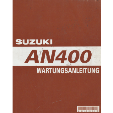 Suzuki AN 400 (2004-2006) Wartungsanleitung