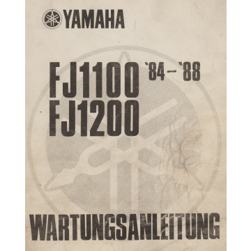 Yamaha FJ 1100 / FJ 1200 (1984-1988) Wartungsaneitung
