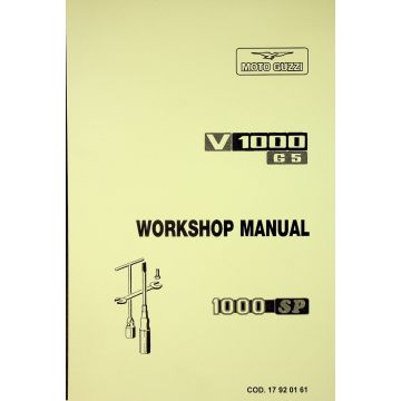 Moto Guzzi V 1000 G5 (1978-1983) Workshop Manual