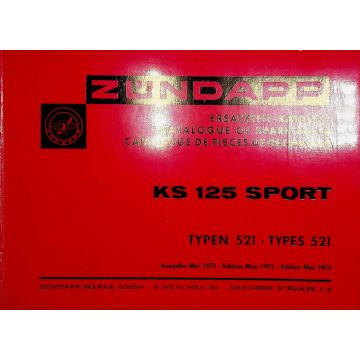 Zündapp KS 125 Sport (1973) Ersatzteil Katalog