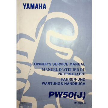 Yamaha PW 50 (K) (1997) Fahrer und Wartungs-Handbuch