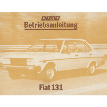 Fiat 131 Betriebsanleitung