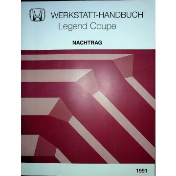 Honda Legende Coupe (1991) Werkstatthandbuch Nachtrag