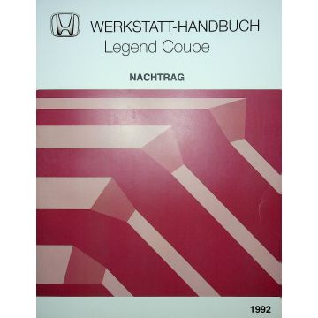 Honda Legende Coupe (1992) Werkstatthandbuch Nachtrag