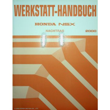 Honda NSX (2000) Werkstatthandbuch  Nachtrag