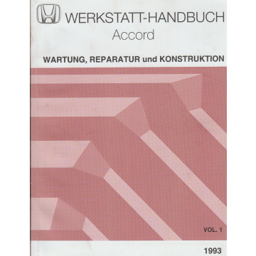 Honda Accord (1993) Werkstatthandbuch