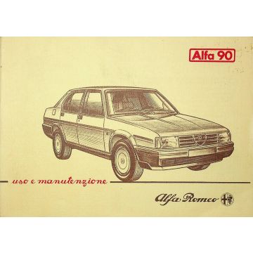 Alfa Romeo 90 (1984-1987) Uso e Manutenzione