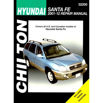 Hyundai Santa Fe (2001-2012) Repair Manual Chilton Reparaturanleitung 