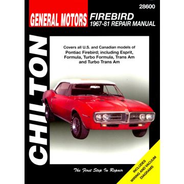 GM Pontiac Firebird (1967-1981) Repair Manual Chilton Reparaturanleitung 