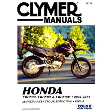 Honda CRF230 (2003-2013) Repair Manual Clymer Reparaturanleitung 
