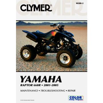 Yamaha Raptor 660R (2001-2005) Repair Manual Clymer Reparaturanleitung 