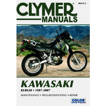 Kawasaki KLR650 (1987-2007) Repair Manual Clymer Reparaturanleitung 